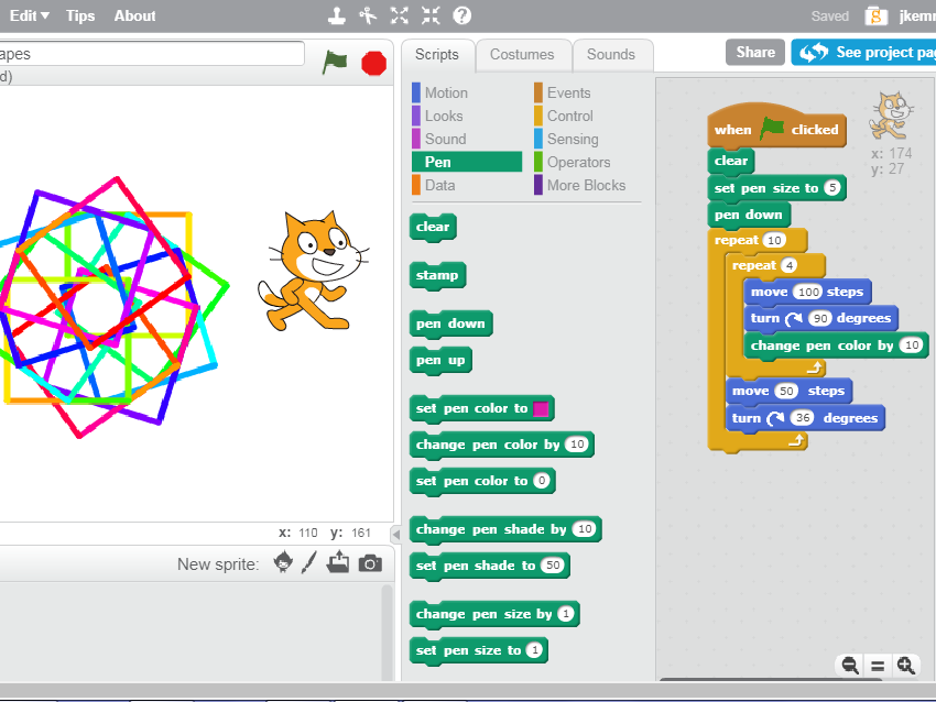 Computer Programming Scratch Codeing